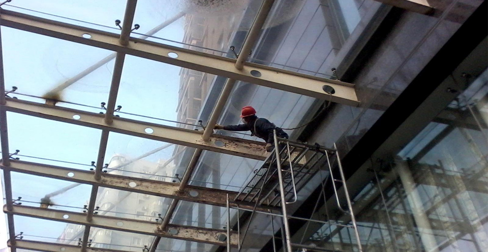 萬(wàn)達(dá)廣場(chǎng)外立面為之煥然一新